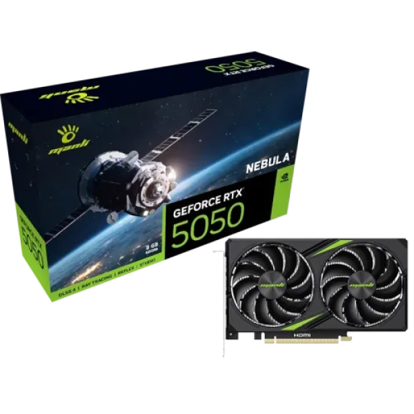 Manli Nebula GeForce RTX 5050 8GB GDDR6 130W Graphics Card